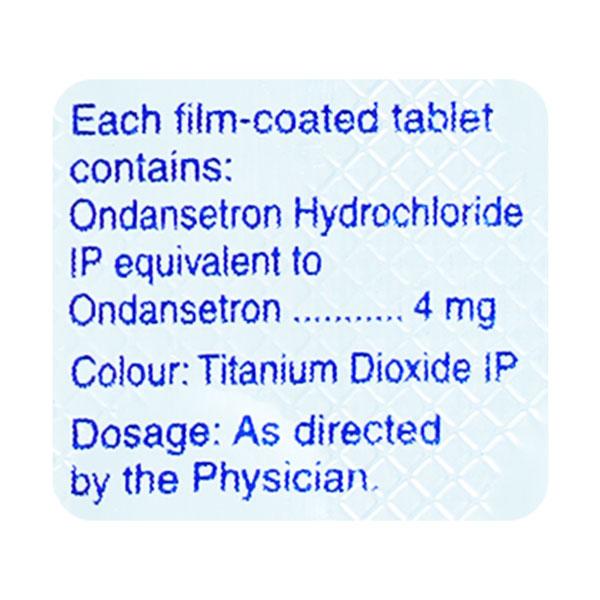 Emeset 4mg Tablet 10'S