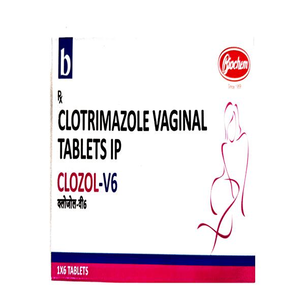 CLOZOL V 6 Vaginal tablet 6's