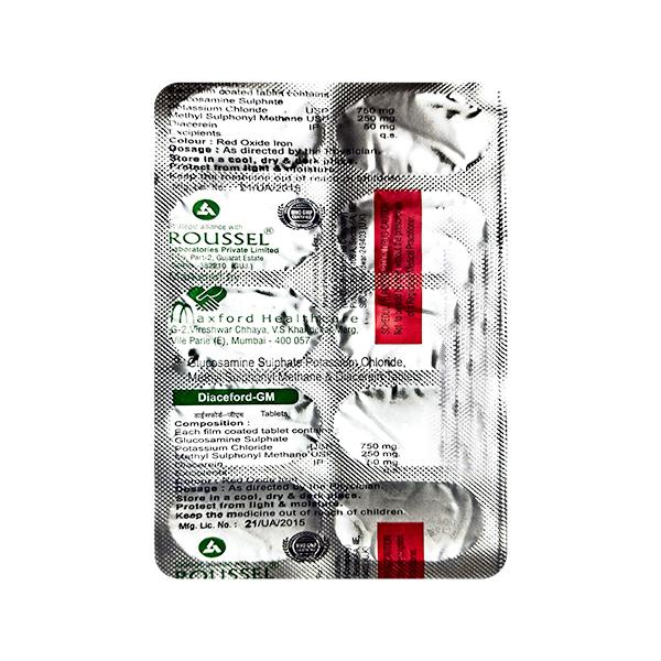 DIACEFORD GM Tablet 10's - Global Surgicals