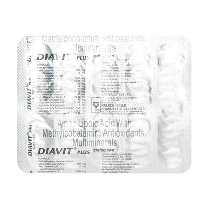 Diavit Plus Capsule 10'S - Global Surgicals