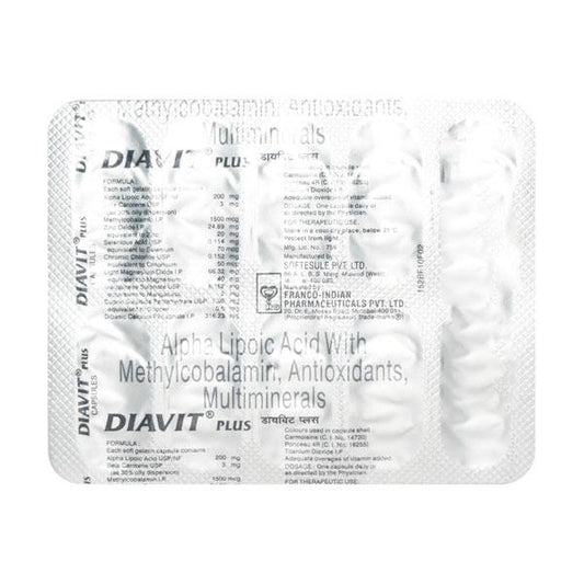 Diavit Plus Capsule 10'S - Global Surgicals