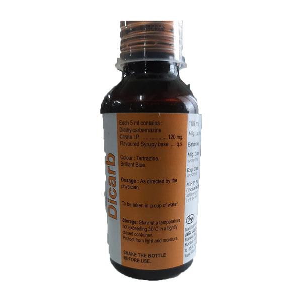 Dicarb Inga Syrup 100ml (N) - Global Surgicals