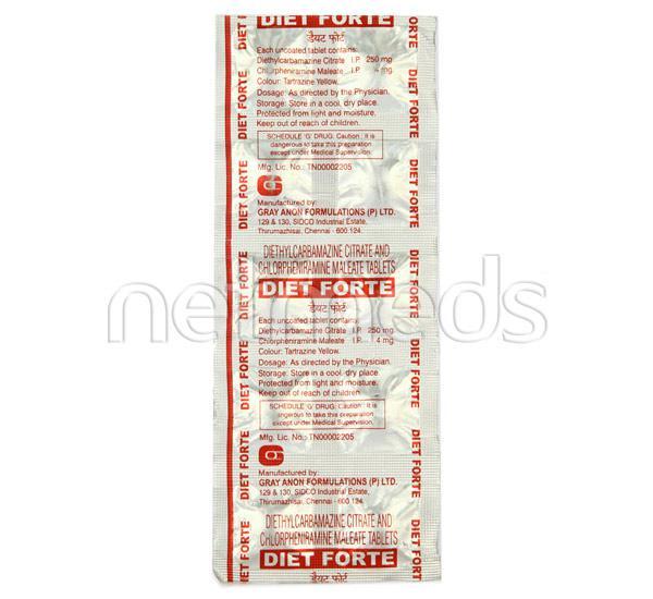 Diet Forte Tablet 10'S - Global Surgicals