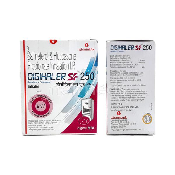 Digihaler SF 250mcg Inhaler 120Md - Global Surgicals