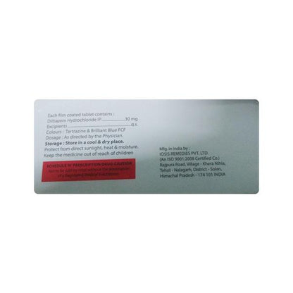 DILTIVAS 30mg Tablet 10's - Global Surgicals