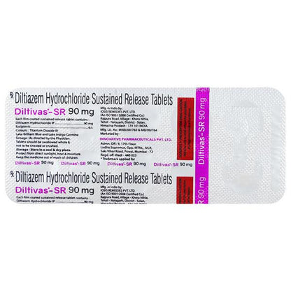 DILTIVAS SR 90mg Tablet 10's - Global Surgicals