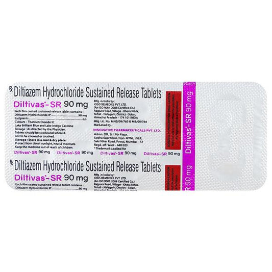 DILTIVAS SR 90mg Tablet 10's - Global Surgicals