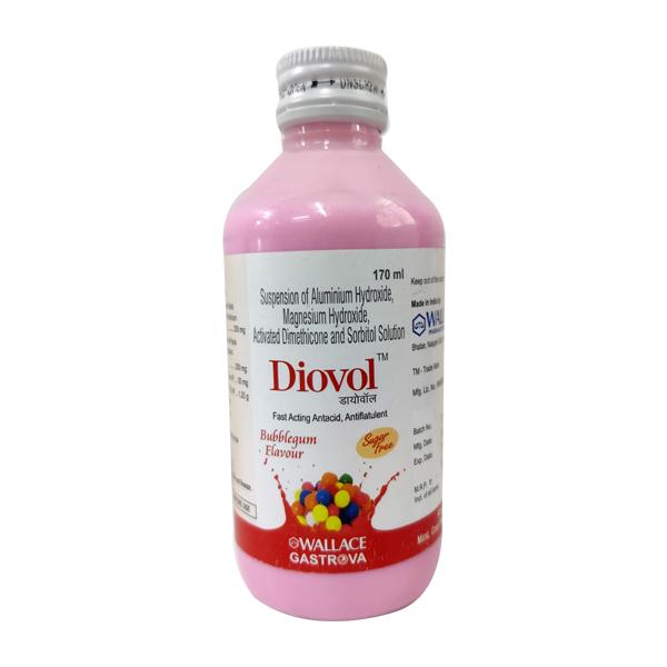 Diovol Forte Bubble Gum Suspension 170ml - Global Surgicals