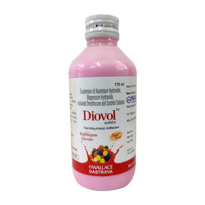 Diovol Forte Bubble Gum Suspension 170ml - Global Surgicals