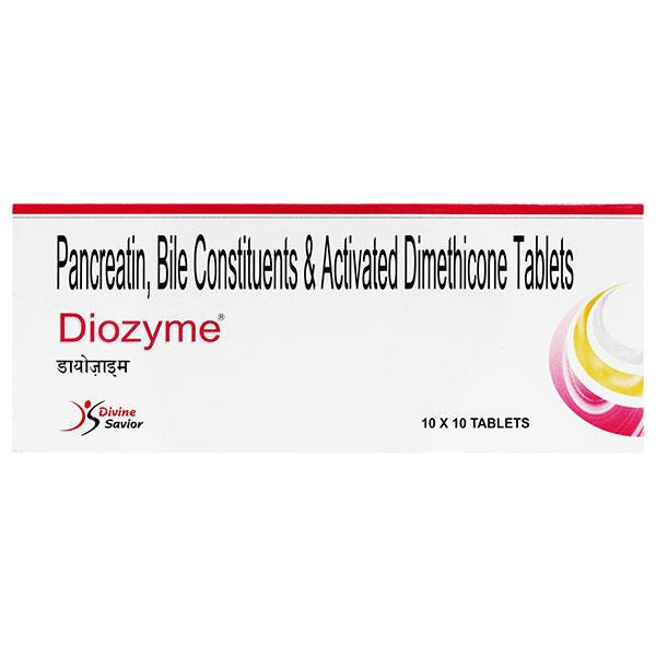 DIOZYME Tablet 10's - Global Surgicals