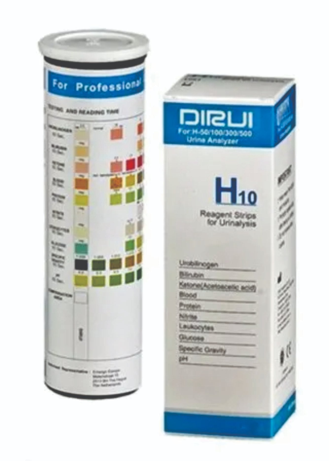 Dirui Glucose+Protein Urine Strips - Global Surgicals