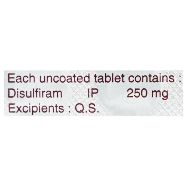 Disulfiram 250mg Tablet 10'S - Global Surgicals