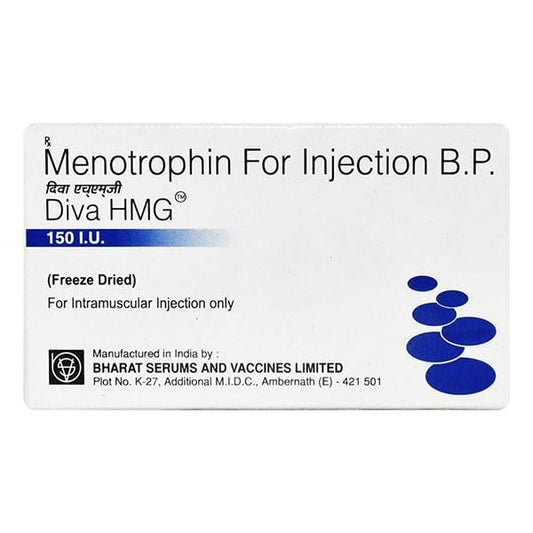Diva Hmg 150IU Injection 1's - Global Surgicals