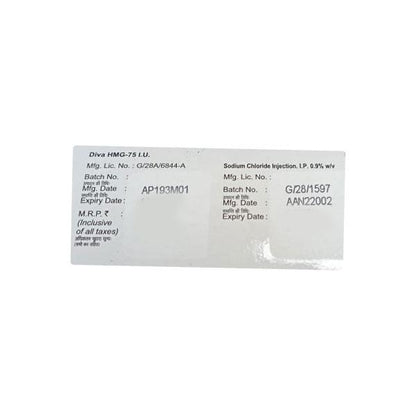 Diva Hmg 75Iu Injection 1'S - Global Surgicals