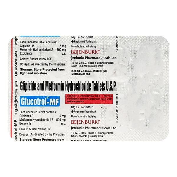 Glucotrol MF Tablet 10'S