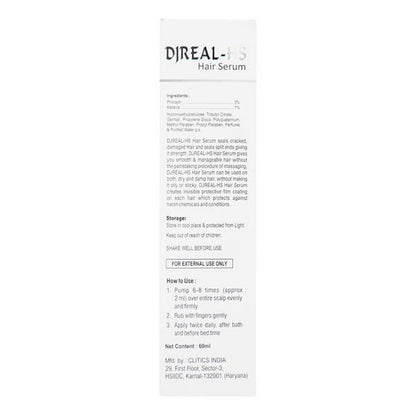 DJREAL HS HAIR Serum 60ml - Global Surgicals