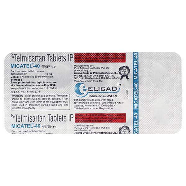 MICATEL 40 Tablet 10's
