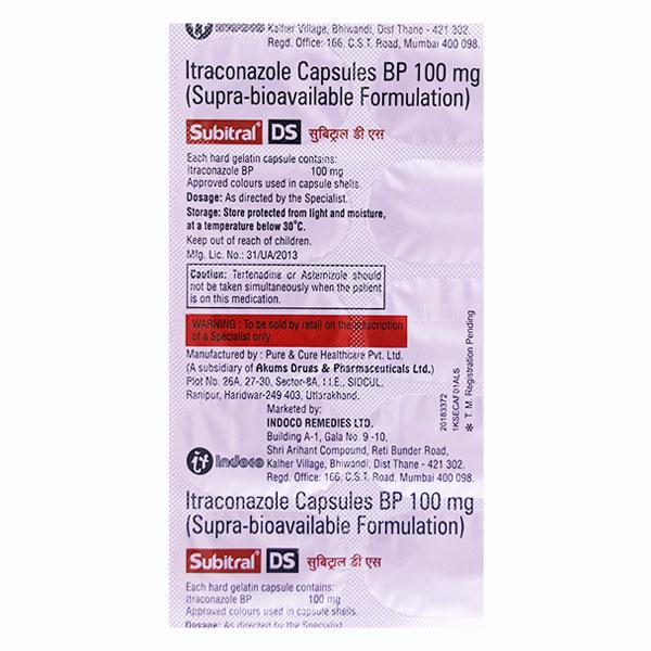 SUBITRAL DS 100 Capsule 10's