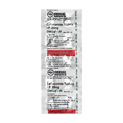 DM LEF 20 Tablet 10's - Global Surgicals