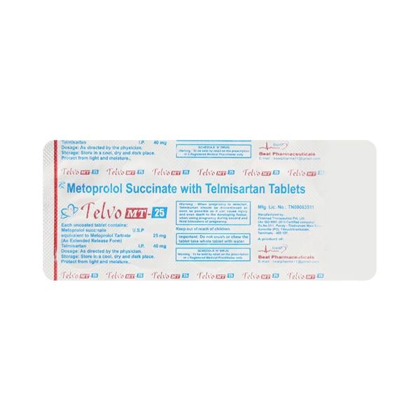 TELVO MT 25mg Tablet 10's