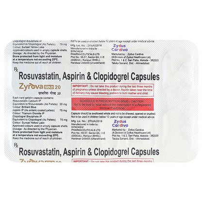 ZYROVA GOLD 20mg Capsule 10's