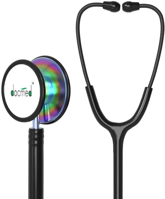 docmed Dual Head Stethoscope Cardiology (Rainbow) - Global Surgicals