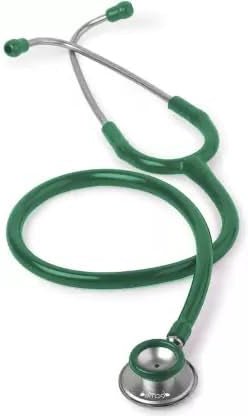 docmed Single Head Aluminum Chest Piece Stethoscope DM - 09 (Green) - Global Surgicals