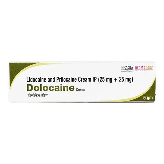 Dolocaine Cream 5gm - Global Surgicals