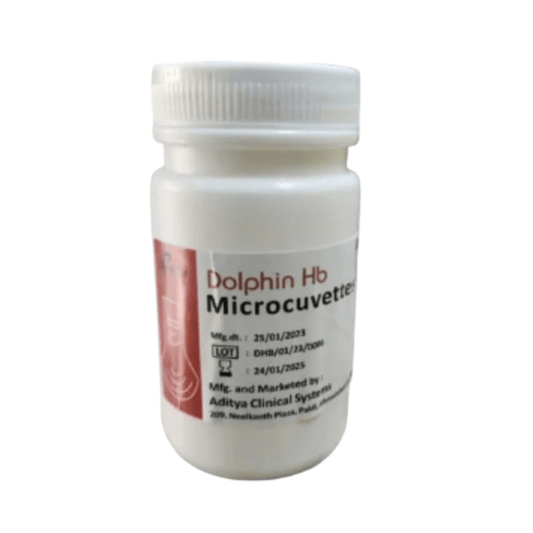 Dolphin Hb Microcuvette Stripe - Global Surgicals