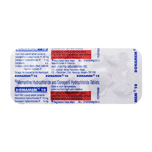 Donamem 10mg Tablet 10'S - Global Surgicals