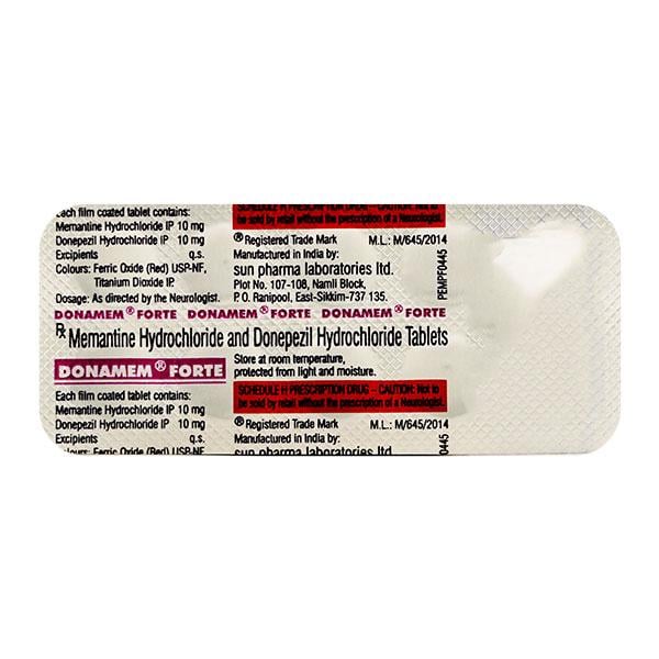 DONAMEM FORTE Tablet 10's - Global Surgicals