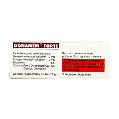 DONAMEM FORTE Tablet 10's - Global Surgicals