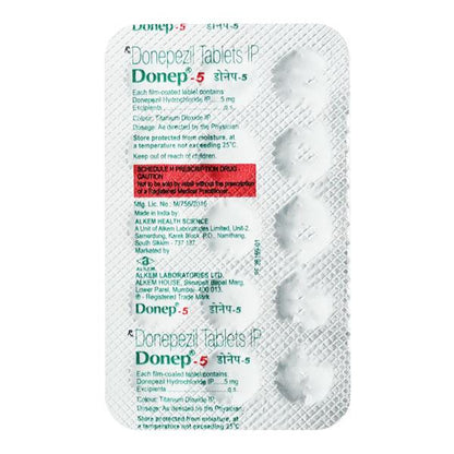 Donep 5mg Tablet 15'S - Global Surgicals