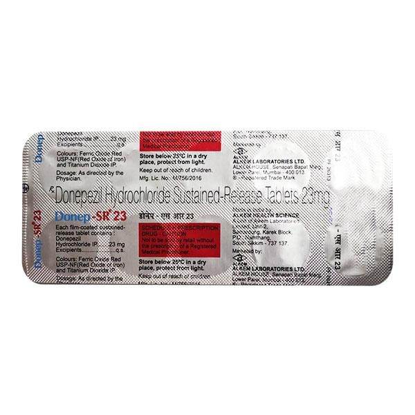 Donep SR 23mg Tablet 10'S - Global Surgicals