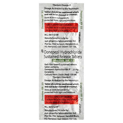 Donetaz SR 23mg Tablet 10'S - Global Surgicals