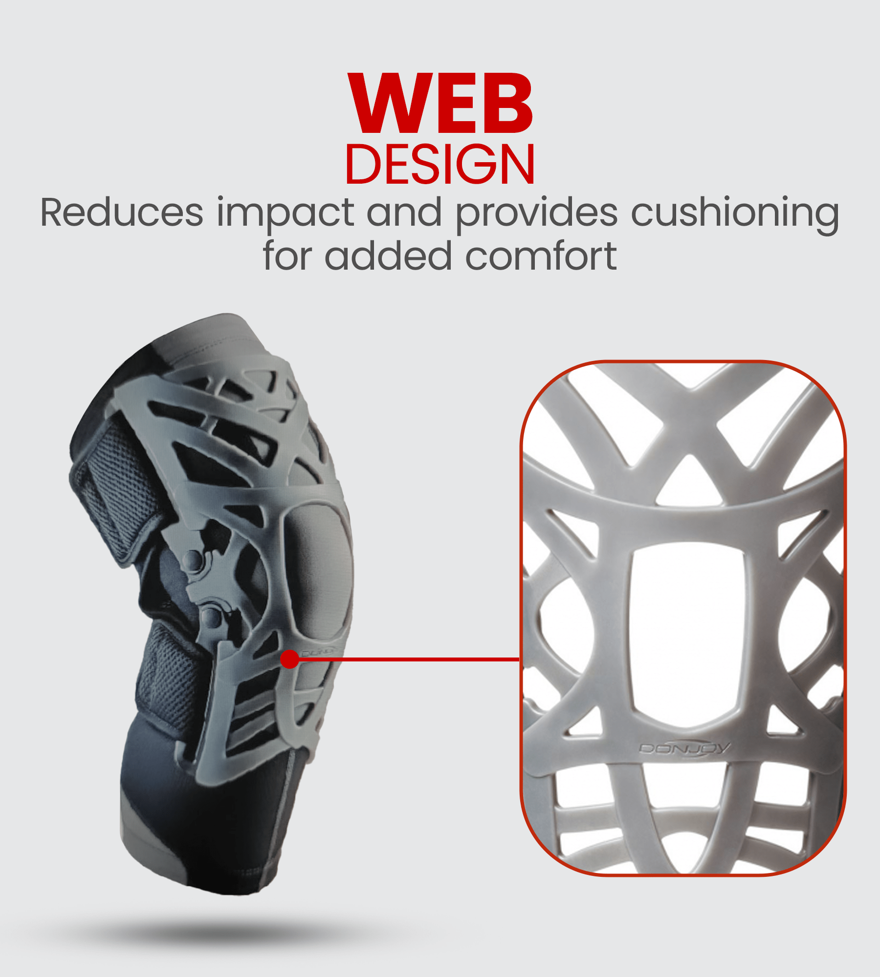 DONJOY Reaction WEB Knee Brace - Global Surgicals