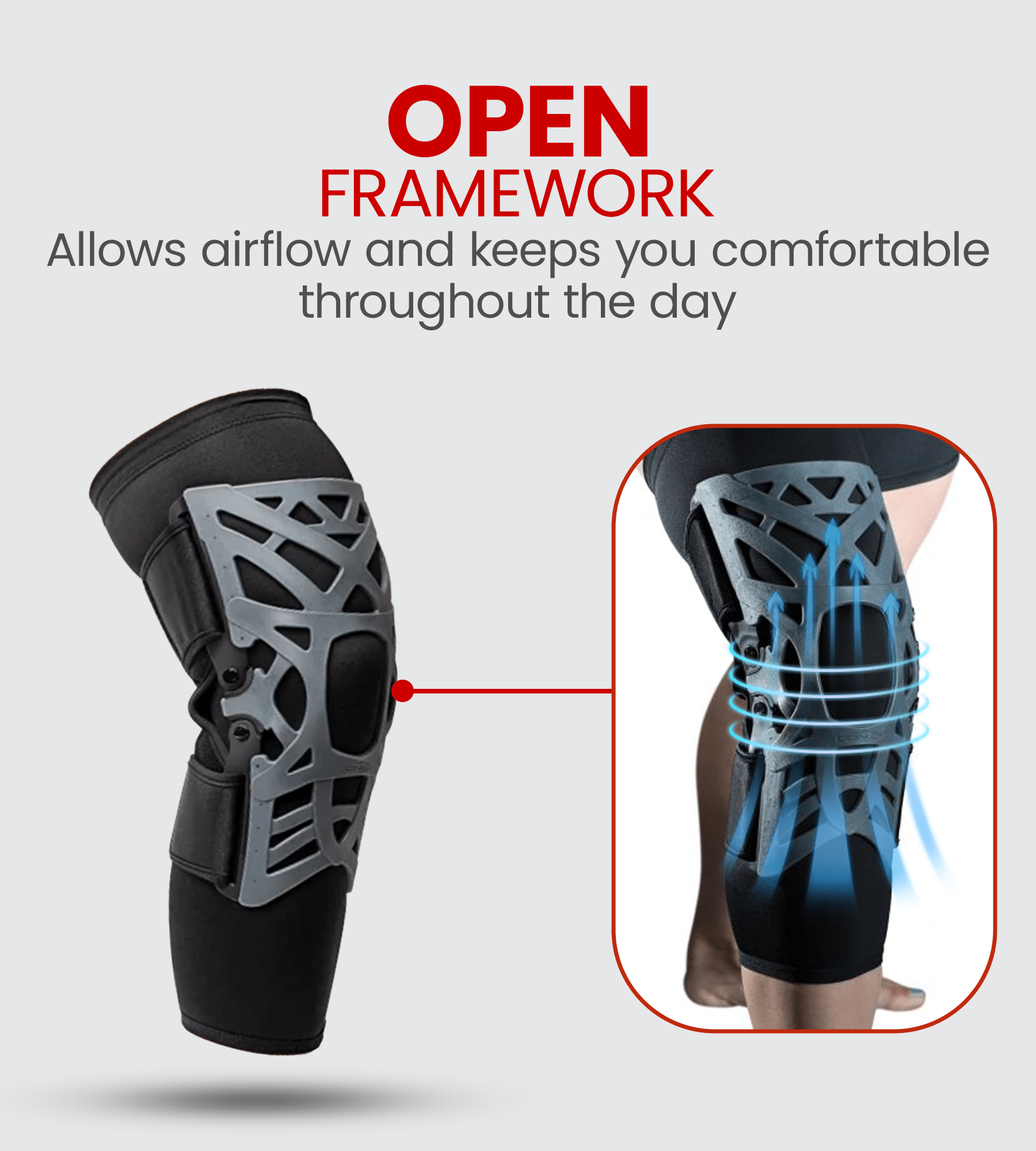 DONJOY Reaction WEB Knee Brace - Global Surgicals