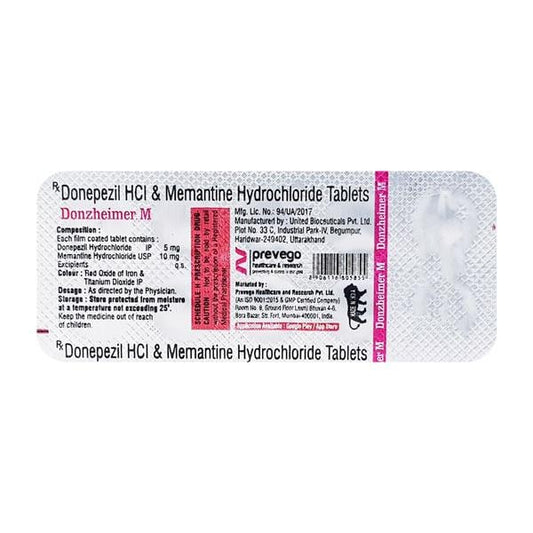 DONZHEIMER M Tablet 10's - Global Surgicals