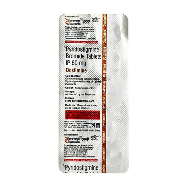 DOSTIMINE 60mg Tablet 10's - Global Surgicals