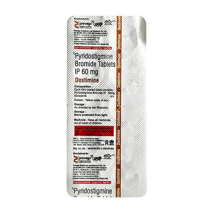 DOSTIMINE 60mg Tablet 10's - Global Surgicals