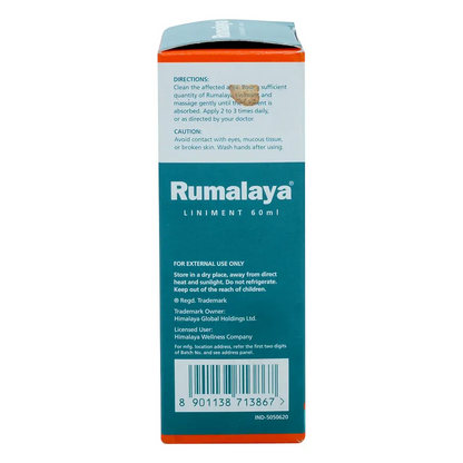 Himalaya Rumalaya Liniment, 60 ml