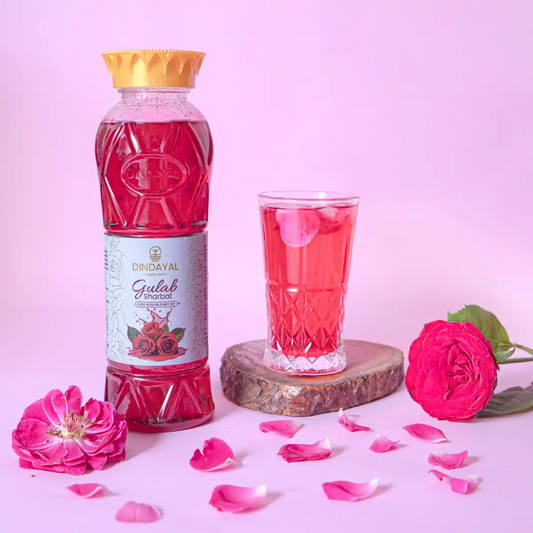 Dindayal Premium Gulab Sharbat (750ml)