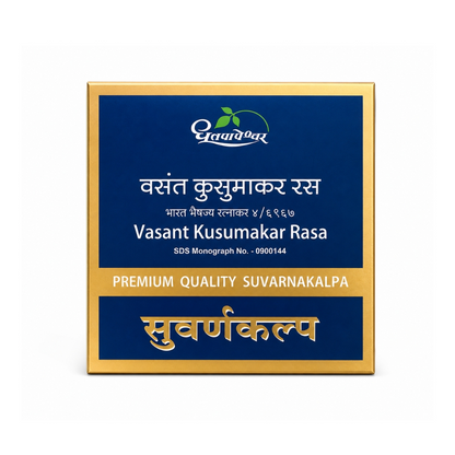 Dhootapapeshwar Premium Vasant Kusumakar Rasa, 10 Tablets