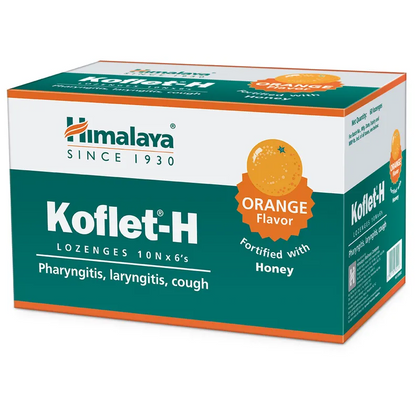 Himalaya Koflet-H Orange Lozenges, 6 Count