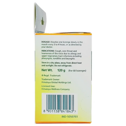 Himalaya Koflet-SF Orange Flavour Lozenges, 6 Count