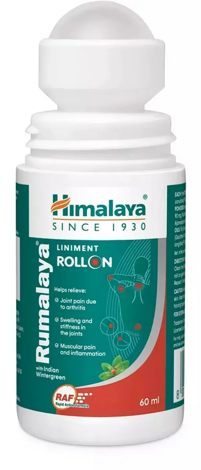 Himalaya Rumalaya Liniment Roll On, 60 ml