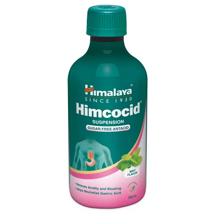 Himalaya Himcocid Sugar Free Antacid Mint Flavour Suspension, 200 ml