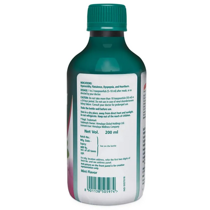Himalaya Himcocid Sugar Free Antacid Mint Flavour Suspension, 200 ml