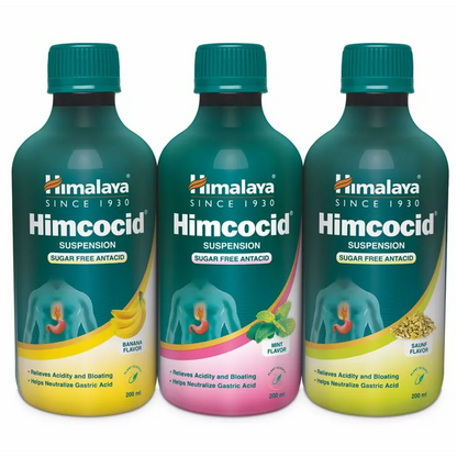 Himalaya Himcocid Sugar Free Antacid Mint Flavour Suspension, 200 ml