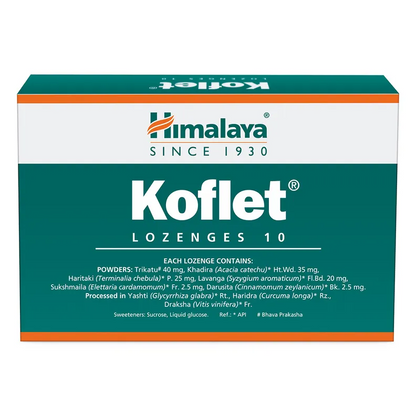 Himalaya Koflet Lozenges, 10 Count